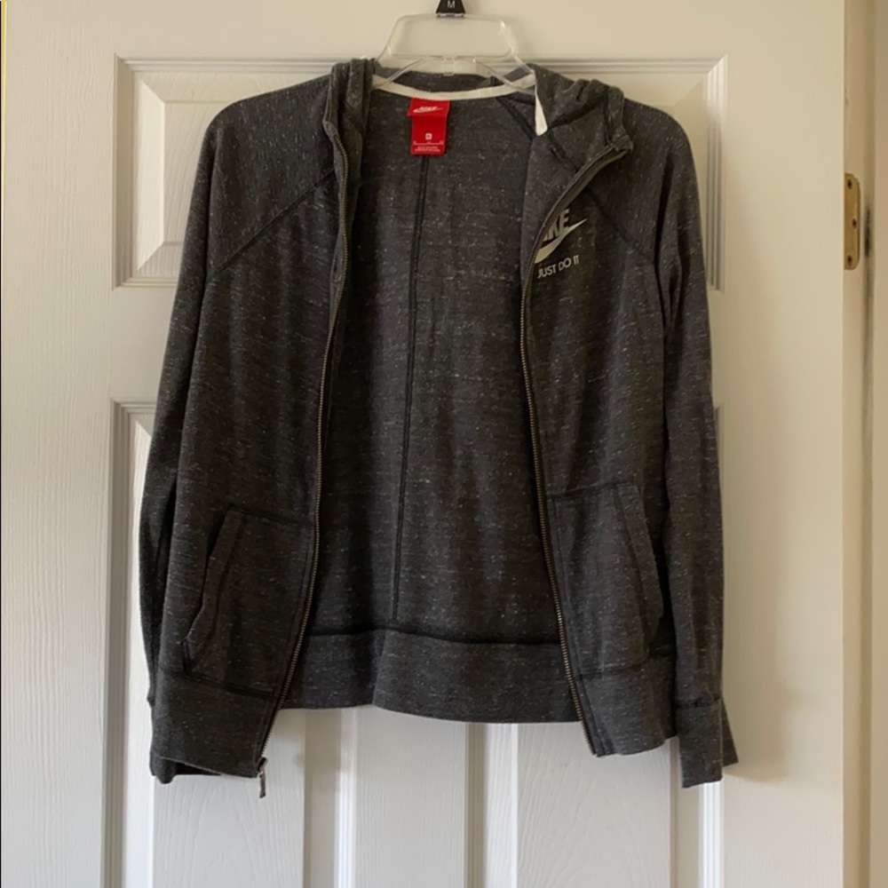 Nike hooded zip up